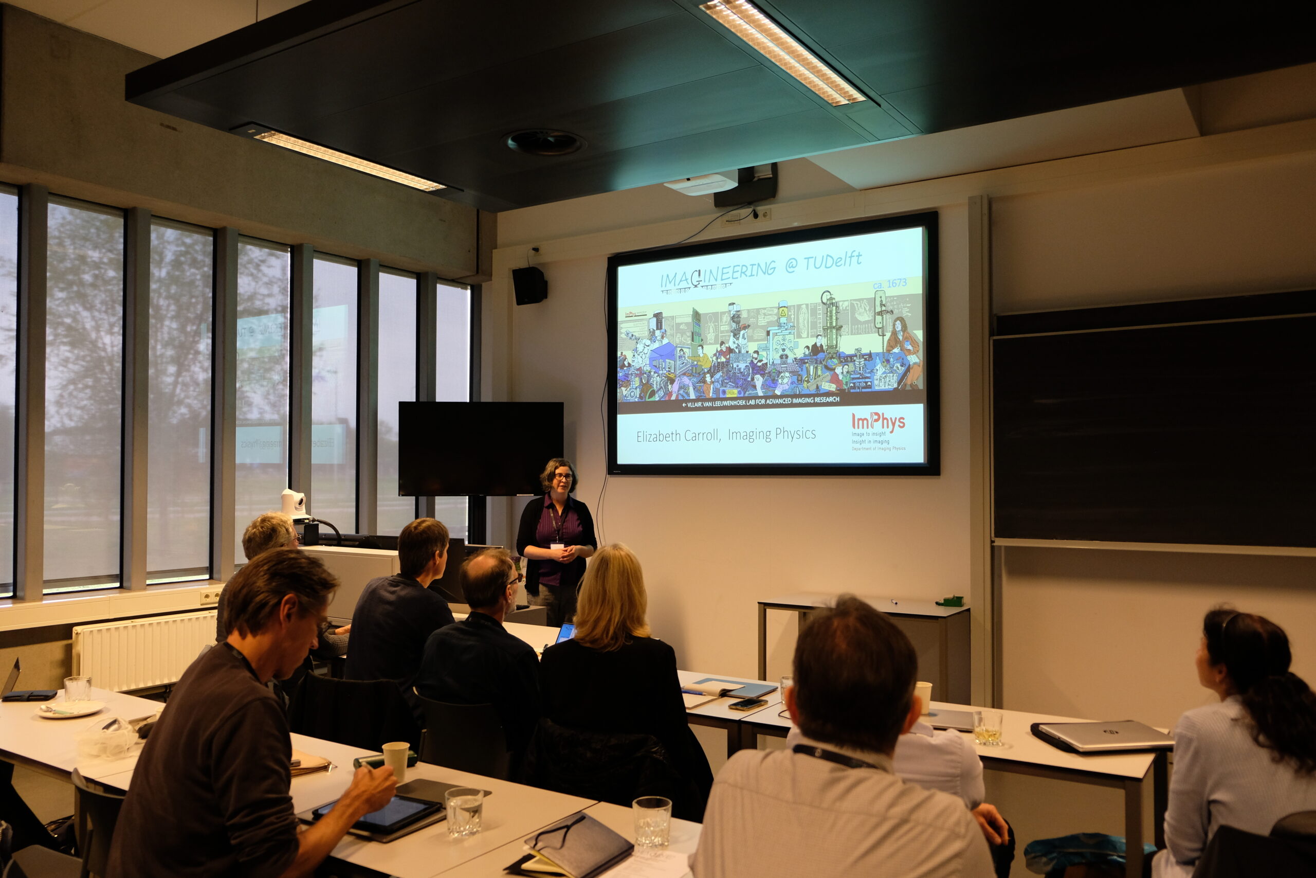 Elizabeth presenting